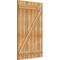 Ekena Millwork Joined Board-n-Batten Shutters w/Z-Bar, Rough Sawn Western Red Cedar, 32 1/4W x 51H, PR RBJ06Z32X051RWR - alternate 3